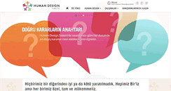 Desktop Screenshot of humandesign-turkiye.com