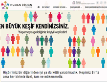 Tablet Screenshot of humandesign-turkiye.com